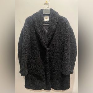 ZARA cocoon style teddy coat